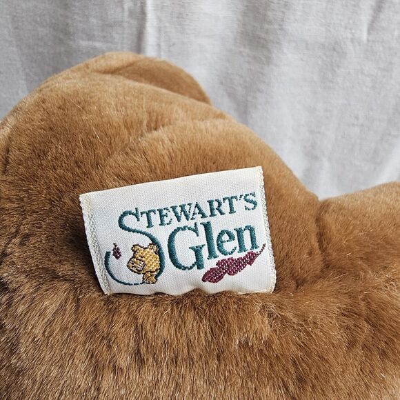 Vintage Stewart's Glen Shane Cowboy Brown Teddy Bear Stuffed Animal Plush 10" - Picture 4 of 9